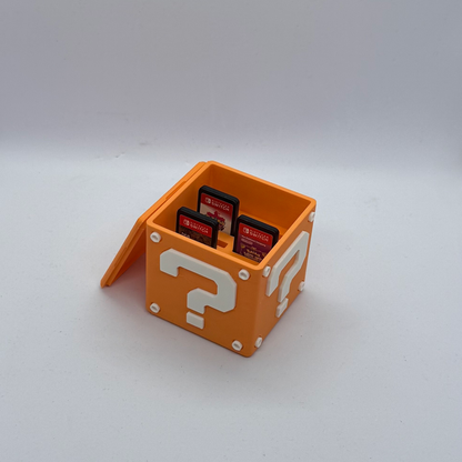 Super Mario Nintendo Switch Spiele-Box (optional magnetisch)