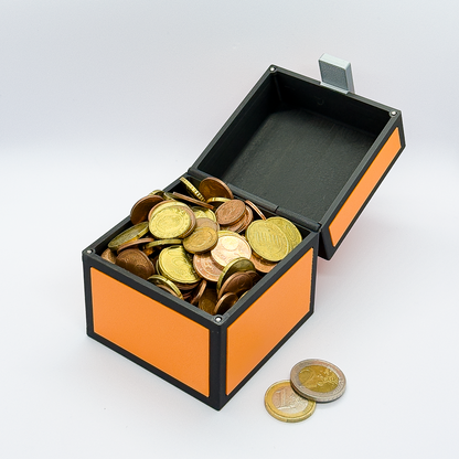 Minecraft Truhe (8 cm, magnetisch, mit Scharnier)