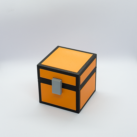 Minecraft Truhe (8 cm, magnetisch, mit Scharnier)