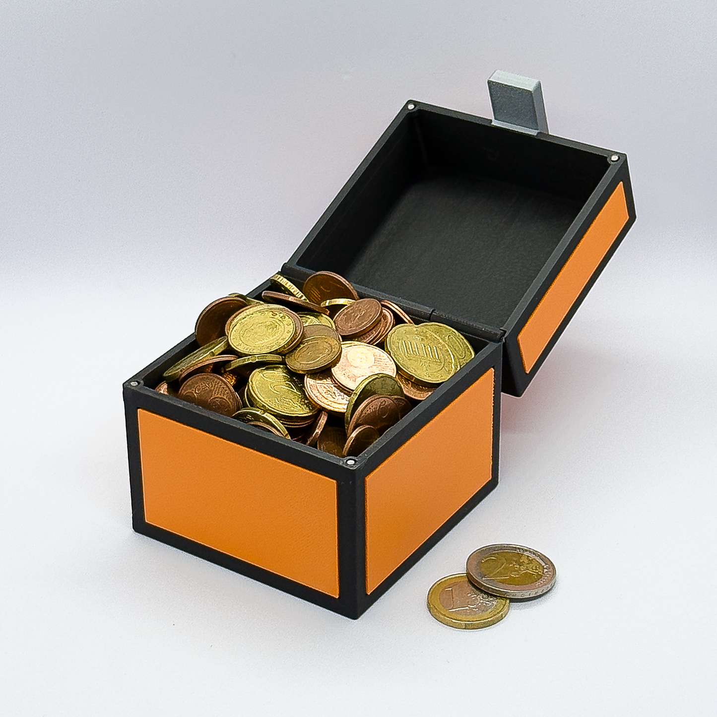 Minecraft Truhe (8 cm, magnetisch, mit Scharnier)