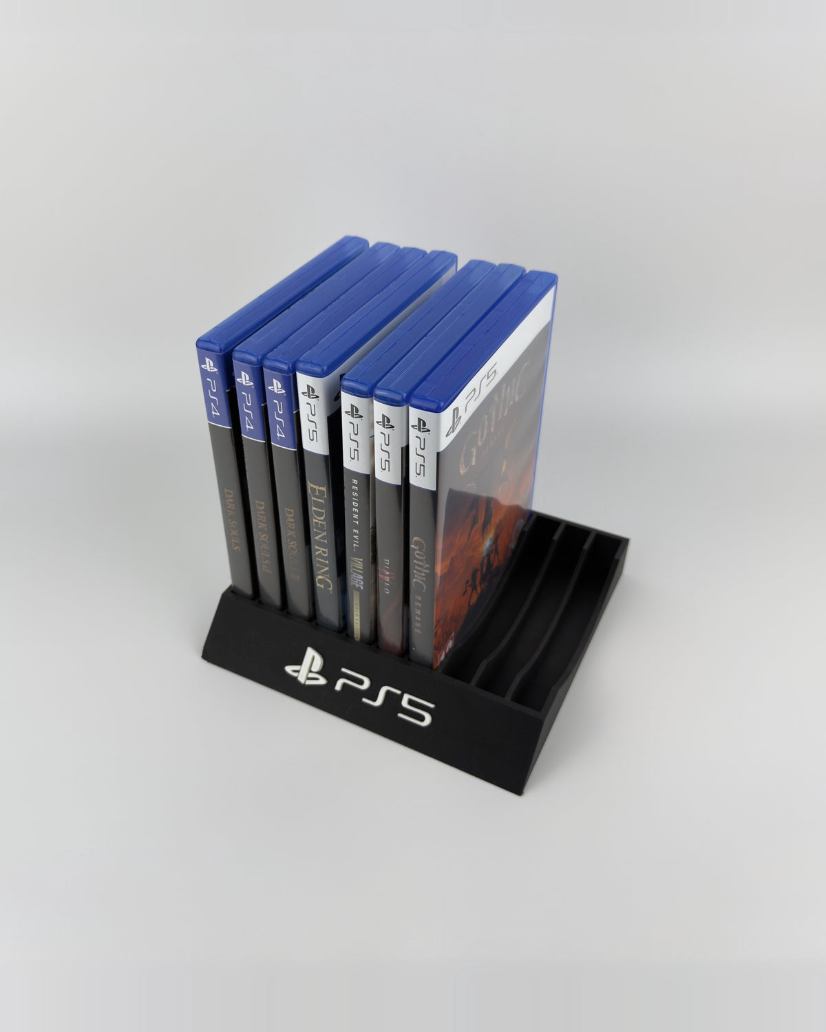 PlayStation 5 Spiele-Aufsteller für bis zu zehn PS5- oder PS4-Hüllen