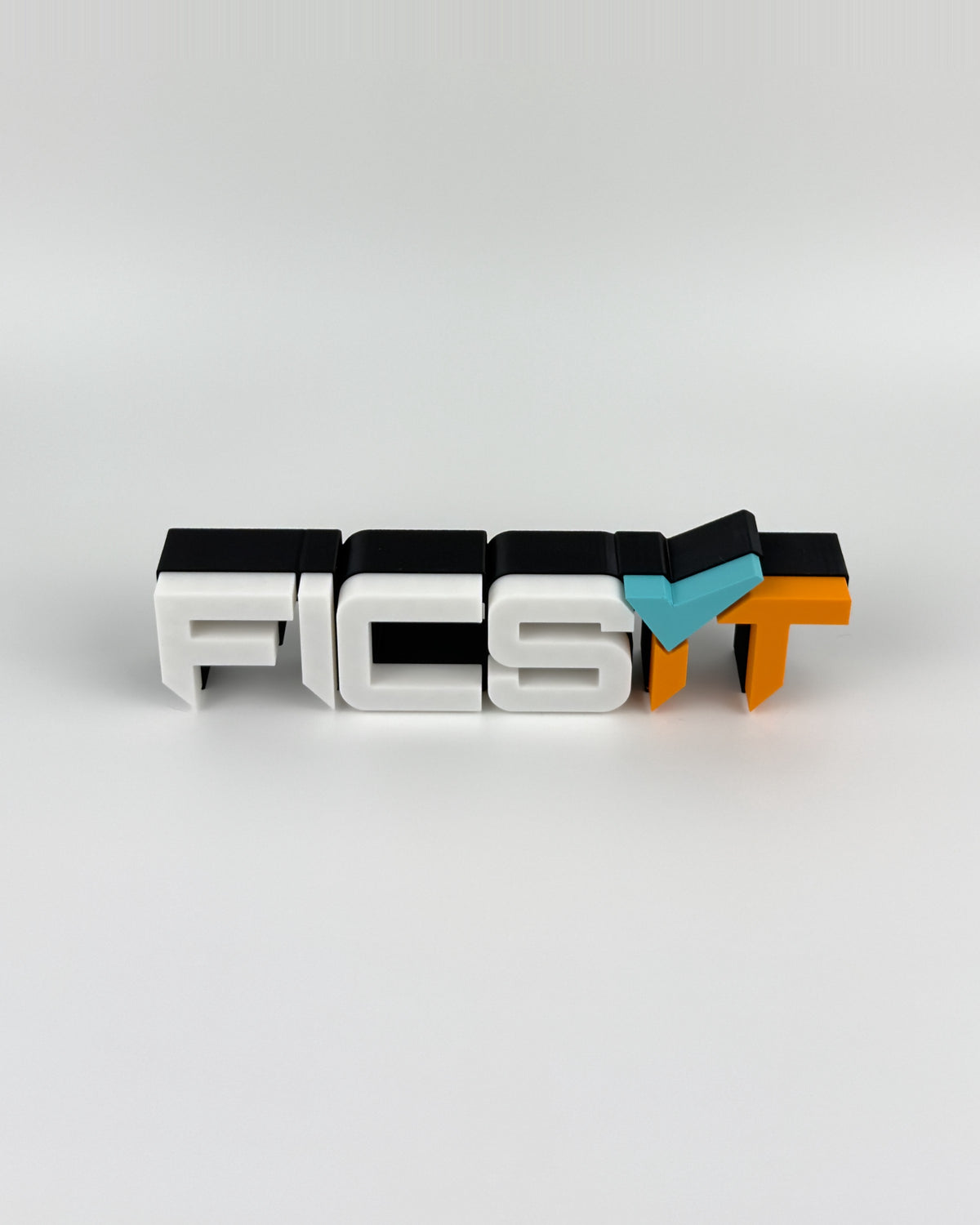 Satisfactory FICSIT-Logo als Aufsteller